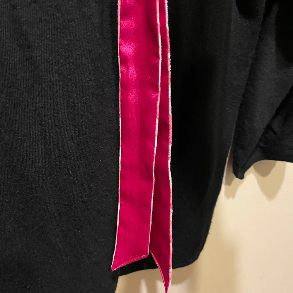 Y2K Suede Argyle Patterned Pink Purple Multicolor Skinny Scarf